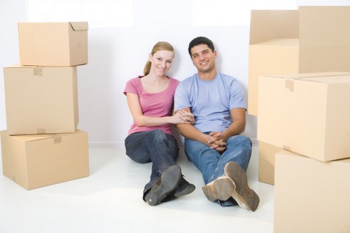 Man and van service loading household items in Redbridge