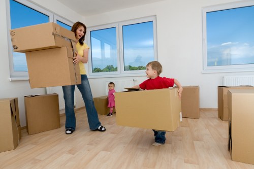 Local moving truck ready for residential removals in Redbridge